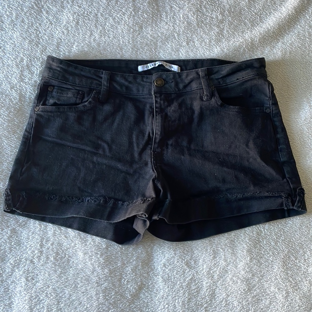 Black Celebrity Pink Shorts